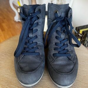 Geox Women's Heeled Boots - Navy Blue